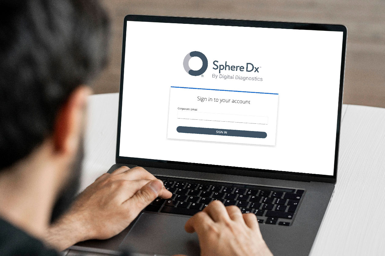 SphereDx Login Webpage Sample